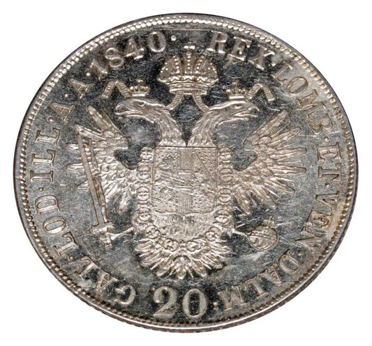 20 krajcarуw 1840 Ferdynand I Habsburg Austria Wieden A